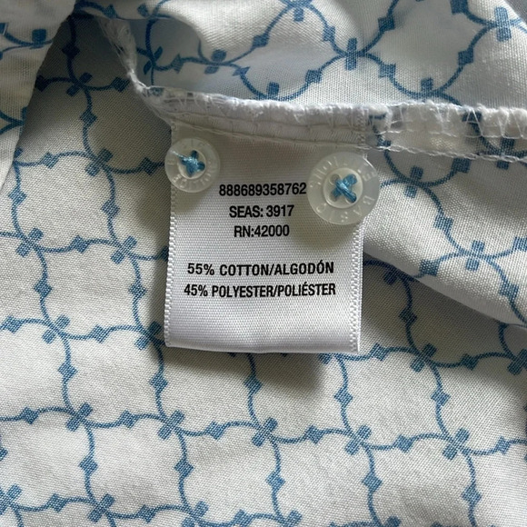 Basic Editions Button Down Long Sleeve Shirt Size M - Picture 7 of 9